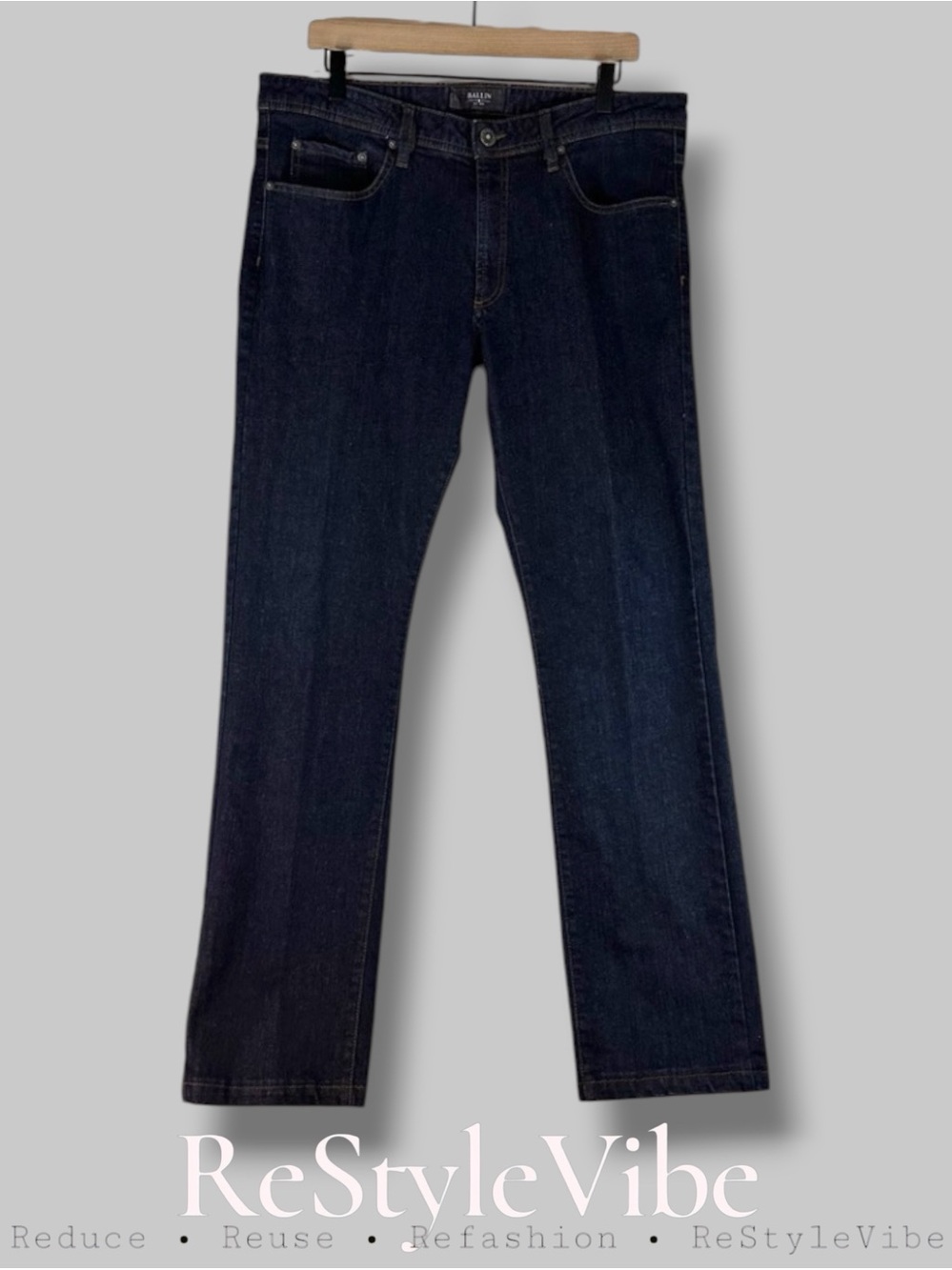 BALLIN Men’s Size 36 Denim Jeans Crescent Modern Fit Style Stretch Pant